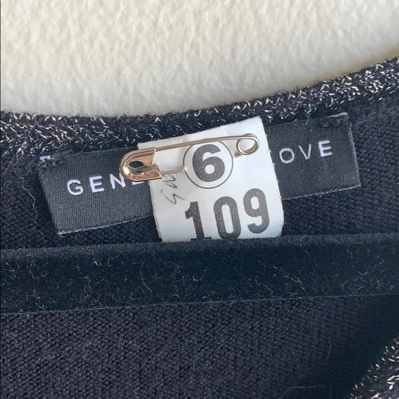 Generation Love black metallic trim sweater - Picture 6 of 7